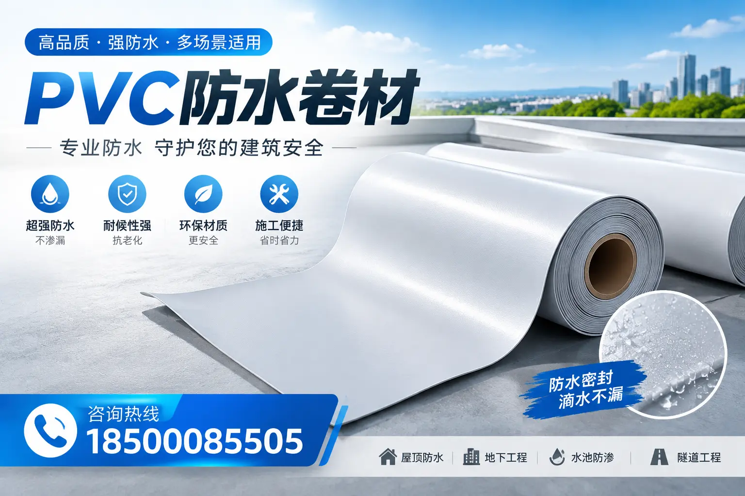 PVC防水卷材的市场竞争分析，大理品牌选择参考