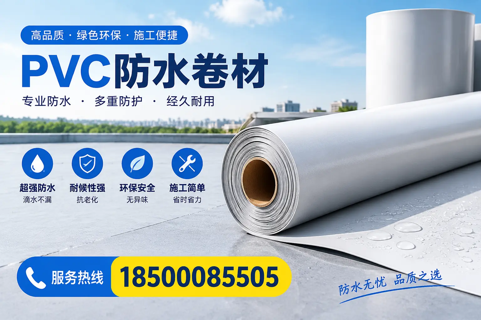选用PVC防水卷材时需要避开的常见误区,特别是在大理
