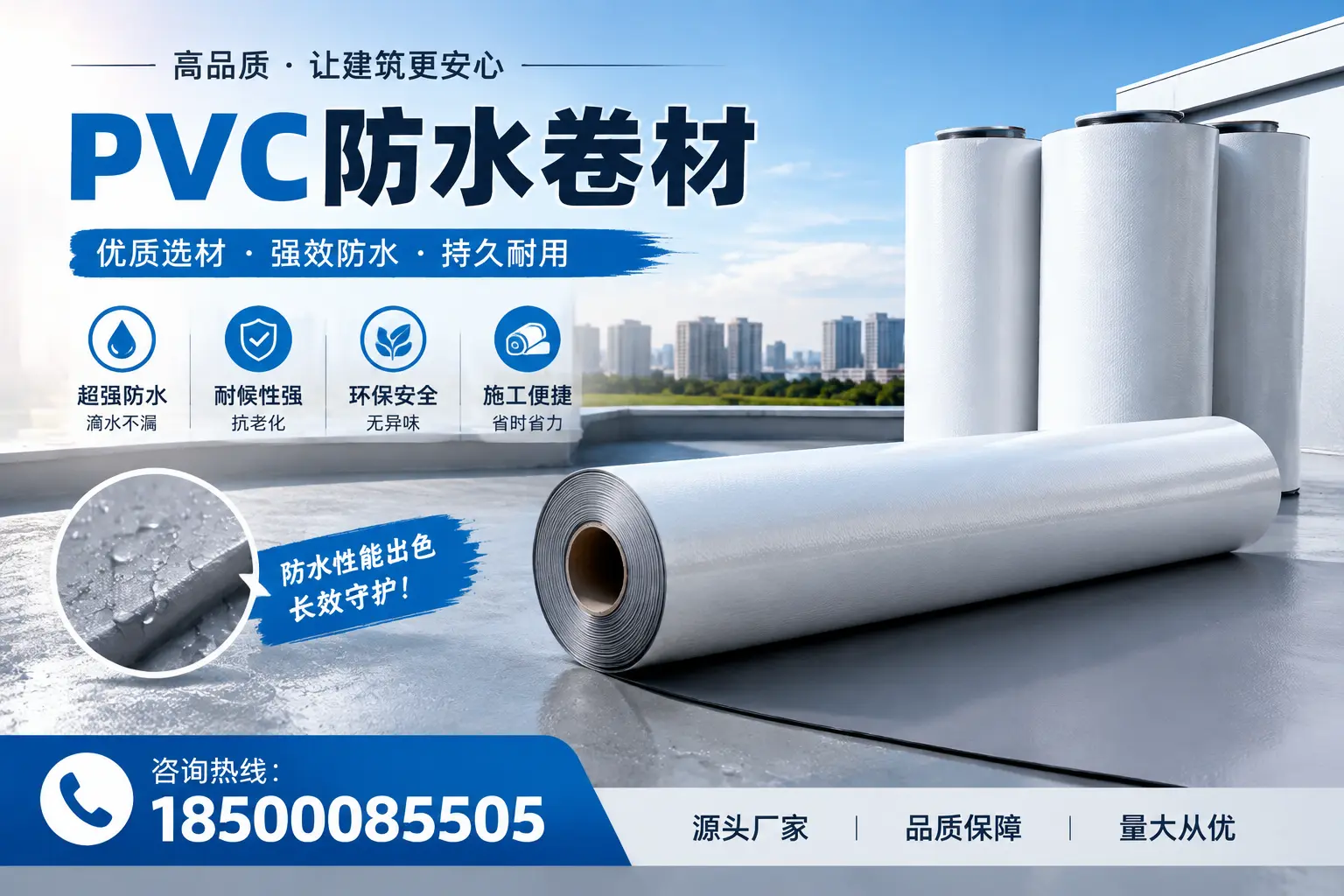 PVC防水卷材施工过程详解，确保在大理顺利完成项目